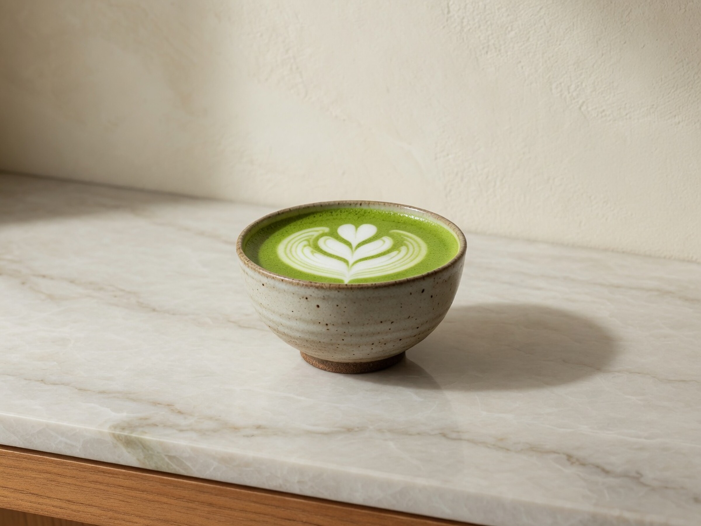 Ceremonial matcha with foam art