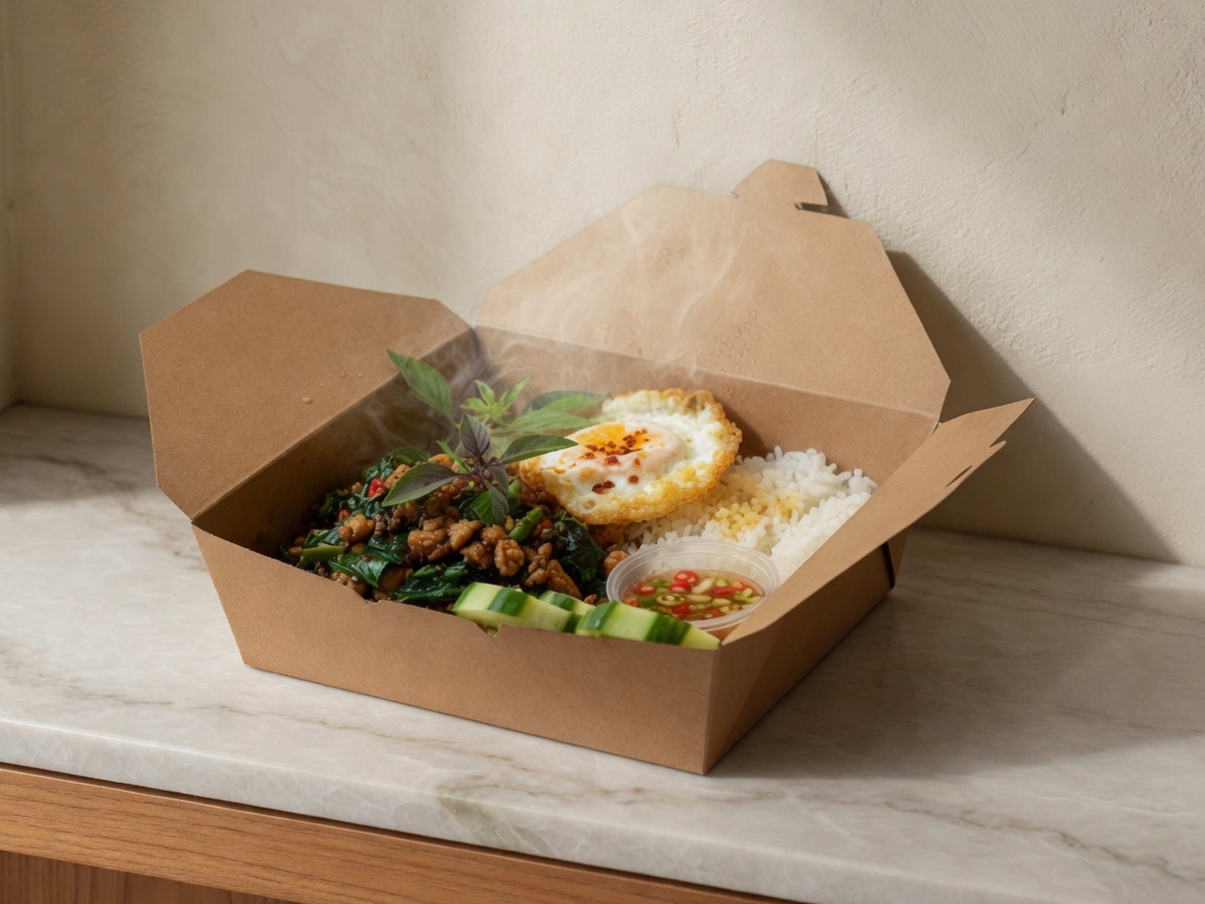 Kaprao lunch box